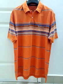 Converse Orange Striped Polo Shirt