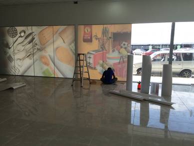 Supply & Install Sticker Kedai