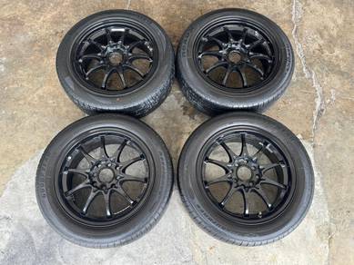 Rim second 15 CE28 siap tayar axia bezza myvi saga