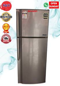 Fridge DOUBLE DOOR SHARP SILVER COLOURE