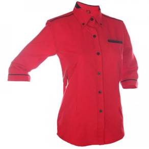 Baju Korporat Oren Sport Ladies F1 3505 Red