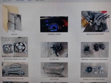 honda civic fd  spare part terpakai