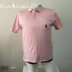 Ralph Lauren button up collar shirt baju pink