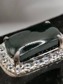 Icy Ice Black 100% Natural Burma Jadeite Jade