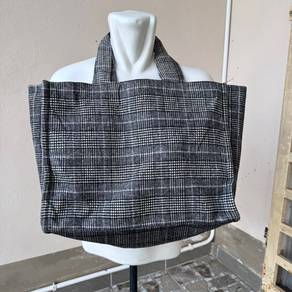 H&M Jacquard Weave Tote Bag