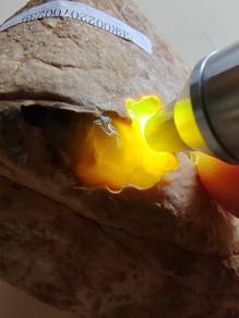 Icy Ice Yellow Jadeite Jade Rough Stone