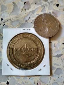 AL USA Las Vegas Luxor Token Rare Vintage