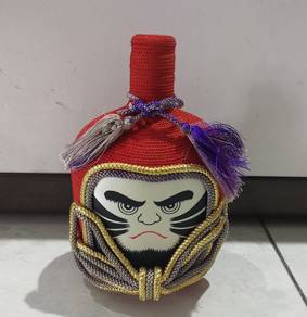 Japanese Decorative Flasks with Daruma Faces - Jap