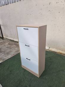 KS01A NEW*Almari Kasut Gantung 3 Tier Shoe Cabinet