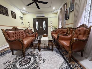 Sofa Kerusi Kayu Jati
