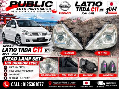 Nissan Latio C11 Head Lamp Projetor Hid Set V1