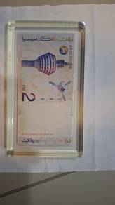 RARE Malaysia 2 Ringgit Banknote 