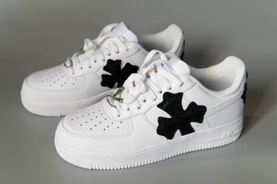 Air Force 1 Low Chrome Hearts White