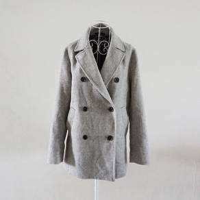 Uniqlo Grey Wool Short Coat