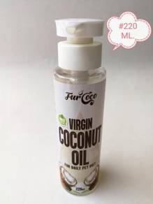 Vrgin Coconut Oil 220ml Cat Pet Daily Diet Kucing