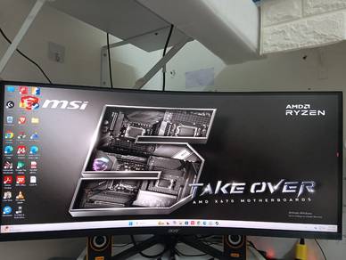 Gaming Curve Monitor 34 Inch 2k 240 Hz