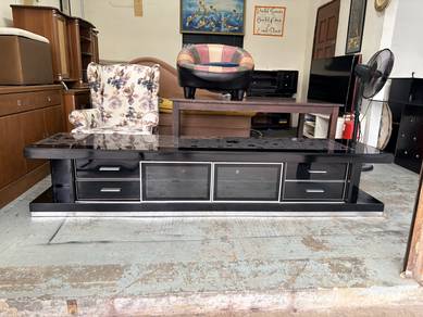 glass tv cabinet 240x46x58cm