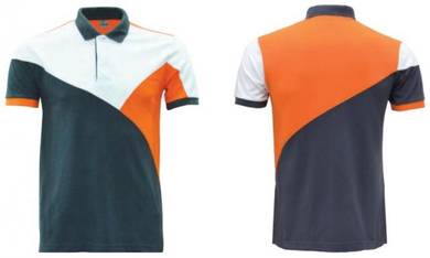 Polo T Shirt / T Shirt Berkolar (blh tambah sulam)