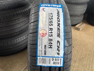 Tayar baru 175 65 15 toyo proxes cr1 2026 jazz gm6