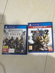 CD PS4 Assassin Creed Unity & Dragon Ball