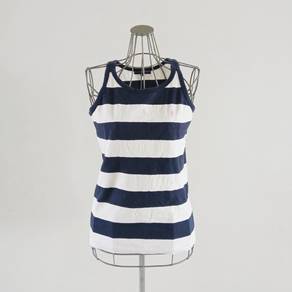 RALPH LAUREN Striped Cotton Tank Top