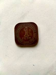 1 cent Commissioners of Currency Malaya