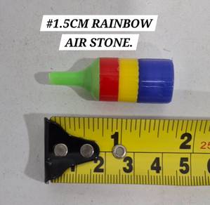 Rainbow Air Stone 1.5cm Fish Aquarium Ikan Udara