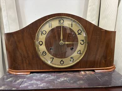 Vintage German Art Deco Mantel Clock (1930-1950)