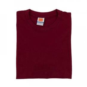 Tshirt Plain Short Sleeve OrenSport CT 7106 Maroon