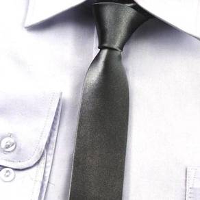 001 PROFESSIONAL MEN TIE NECKTiE (CHARCOAL BLACK)
