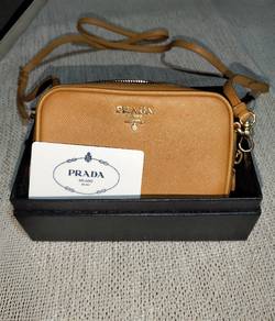 Original Prada Saffiano Camera Bag (Color: Ocra)