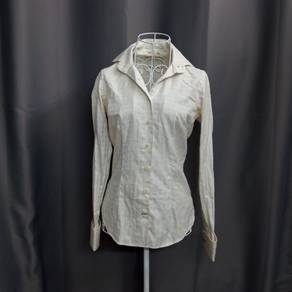 Sacoor Brothers Checked White Long Sleeve Shirt