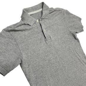 Grey Polo Shirt Minimalist Clean Look