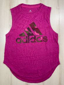 Adidas Ladies’ Sleeveless Pink Tee #BM Used