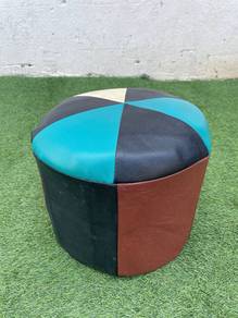 YE81AB Kerusi Bangku Bulat Round Stool Chair PU