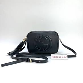 99% New Gucci Soho Interlocking GG Black GHW
