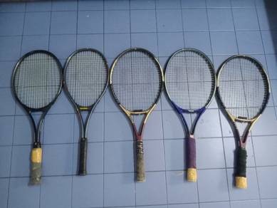 Tennis Rackets (Used) (five rackets) 