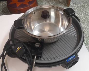 Hanabishi teppanyaki steamboat fry pan
