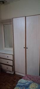 Dressing Table wit mirror n Cupboard 