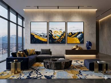 Modern 3 Pcs Canvas Art Set (A)