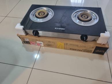 Khind glass gas cooker  