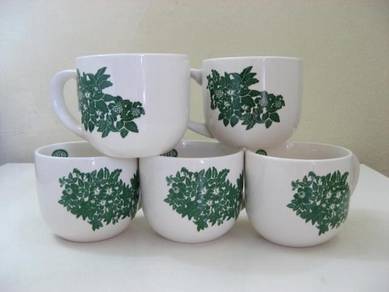 Kopi Pui Super Flower Logo Coffee Cups
