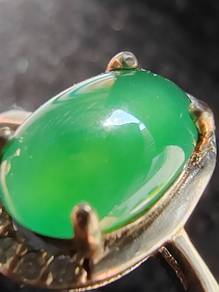 Glassy Ice Light Green Natural Burma Jadeite Jade