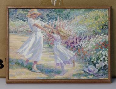 Lithograph Print (Framed in Wood)
