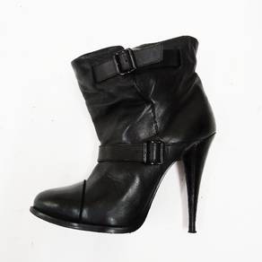 Givenchy Black Leather High Heels Boot