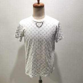 Louis Vuitton White/Monogram Cotton Short Sleeve