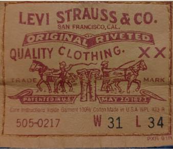 Levis 505, + USA Zipper fly - w31