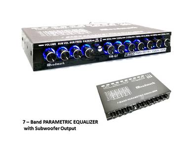 7-BAND PARAMETRIC EQUALIZER PRE AMPLIFIER Blue LED