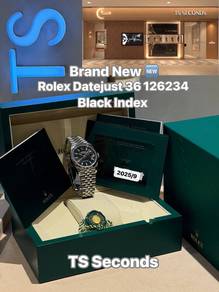 Brand New Rolex Datejust 36mm 126234 Black