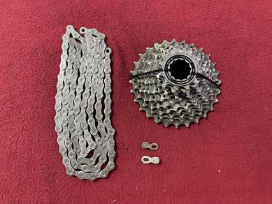 Shimano R7000 Cassette 28T 11spd M8100 Chain 109L